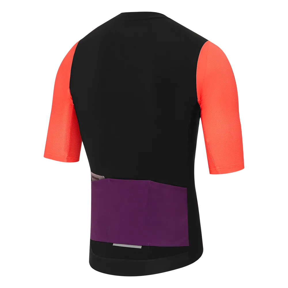 ATTAQUER RACE 2.0 جيرسي S/S-MEN S BLK-ORA-PLUM