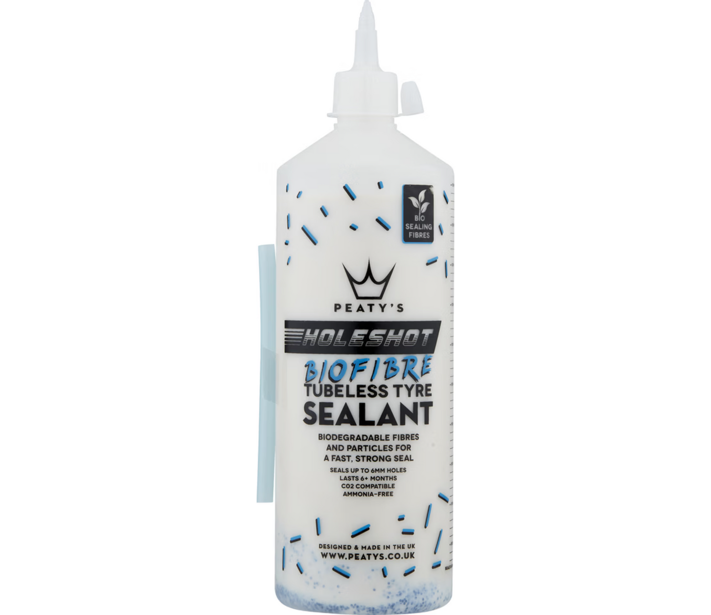 Peaty's Holeshot BioFibre Tubeless Tyre Sealant