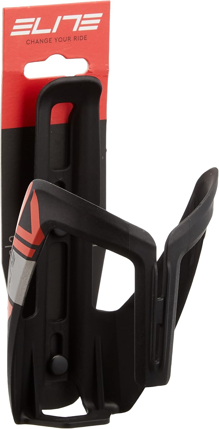 Elite ALA Bottle cage Black with Red Graphics