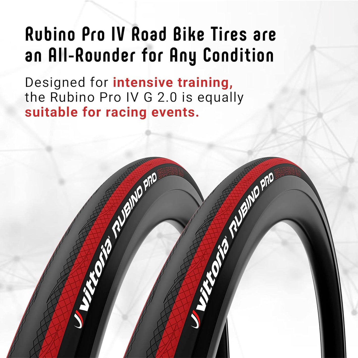 Vittoria Rubino Pro IV 25-622 Fold Black-White-Black / 700x25c