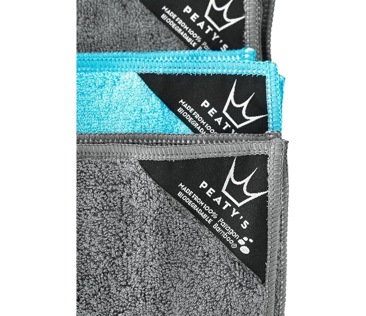 Peaty's Bamboo Bicycle Cleaning Cloths (Pack of 3)