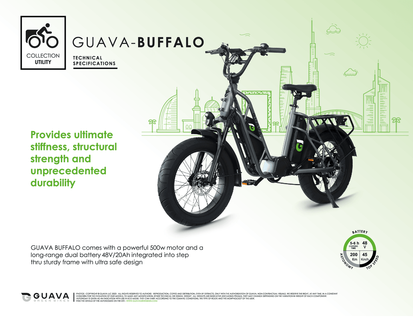 Guava Buffalo Utility Bikes