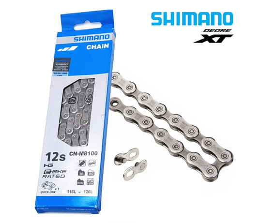 Shimano Chain CN-M8100, 116 Links for 11/12Speed HG 12-Speed)