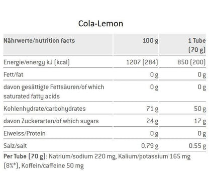 Sponser Liquid Energy Plus Cola-Lemon 70g