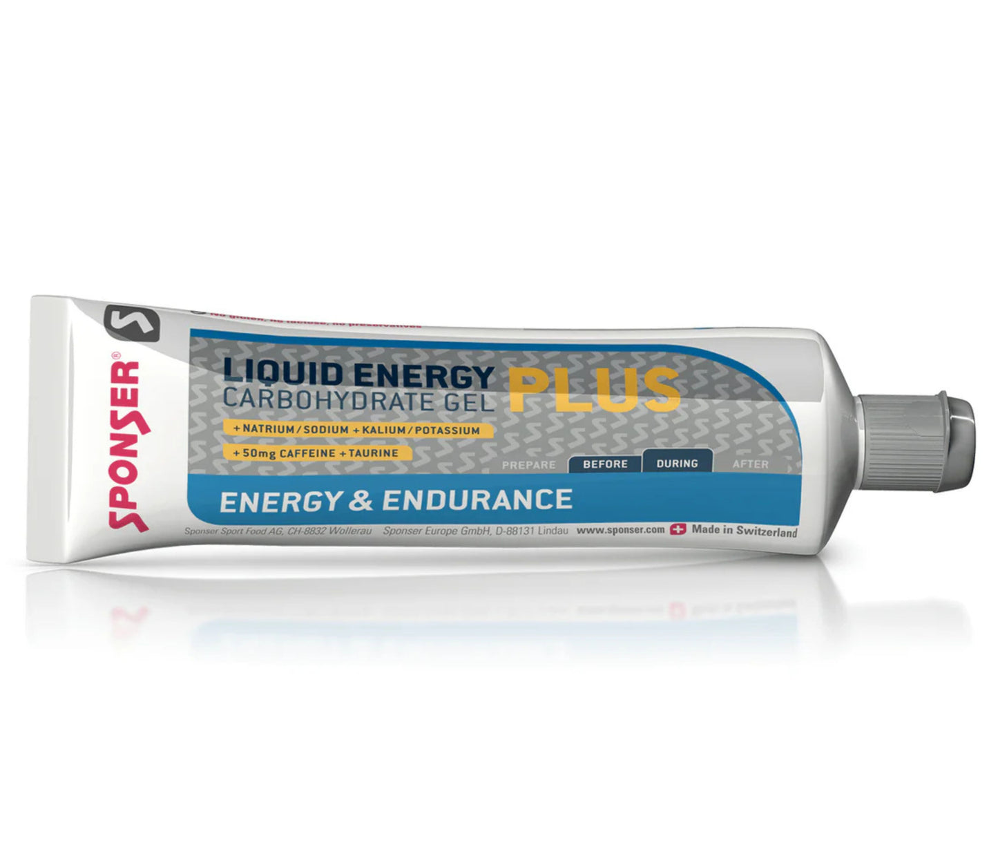 Sponser Liquid Energy Plus carbohydrate gel 70g tube