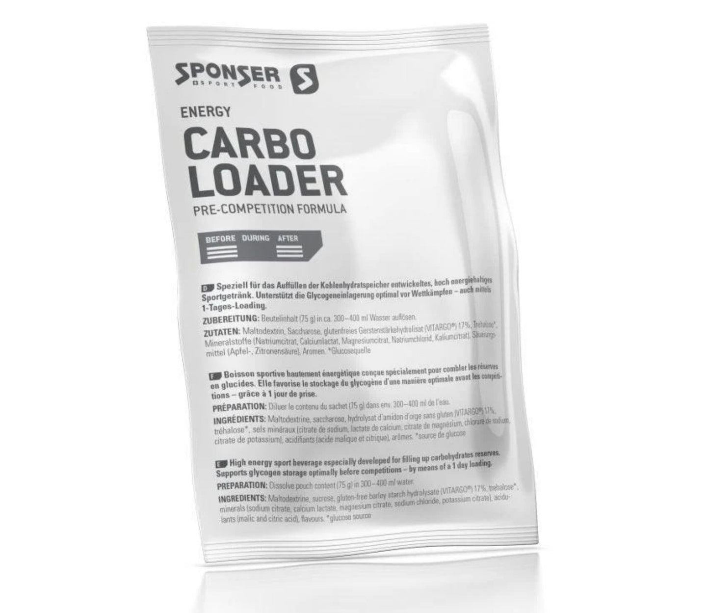 Sponser Carbo Loader Citrus-Orange Display 75g