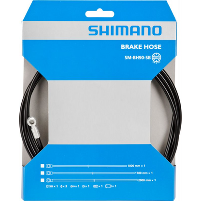 خرطوم فرامل قرص SHIMANO، SM-BH90-SB، 1000 مم، أسود (قابل للقطع)