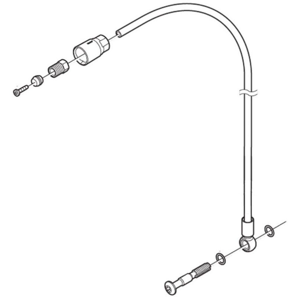 Shimano Disc Brake Hose,SM-BH90-SB,1000mm Black