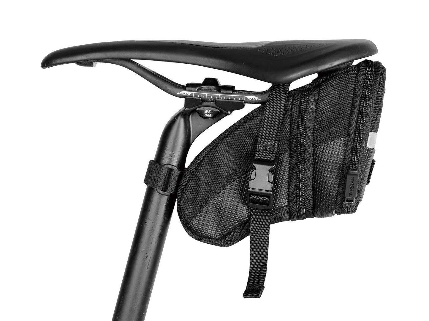 Topeak Aero Wedge Pack Seat Bag w/ Strap Black / M