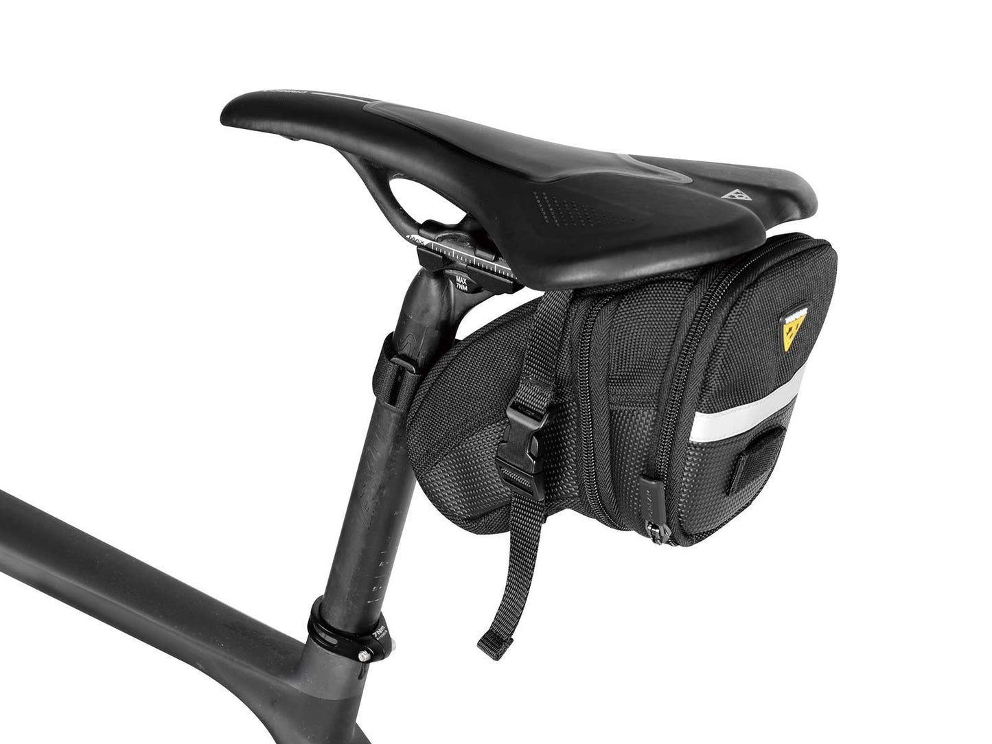 Topeak Aero Wedge Pack Seat Bag w/ Strap Black / M