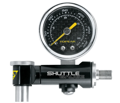 TOPEAK SHUTTLE GAUGE DIAL WITH HARD SHELL BAG