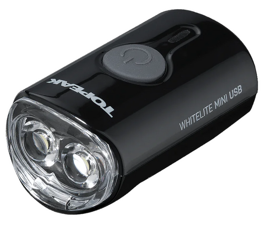 مصباح أمامي TOPEAK WHITELITE MINI USB باللون الأسود