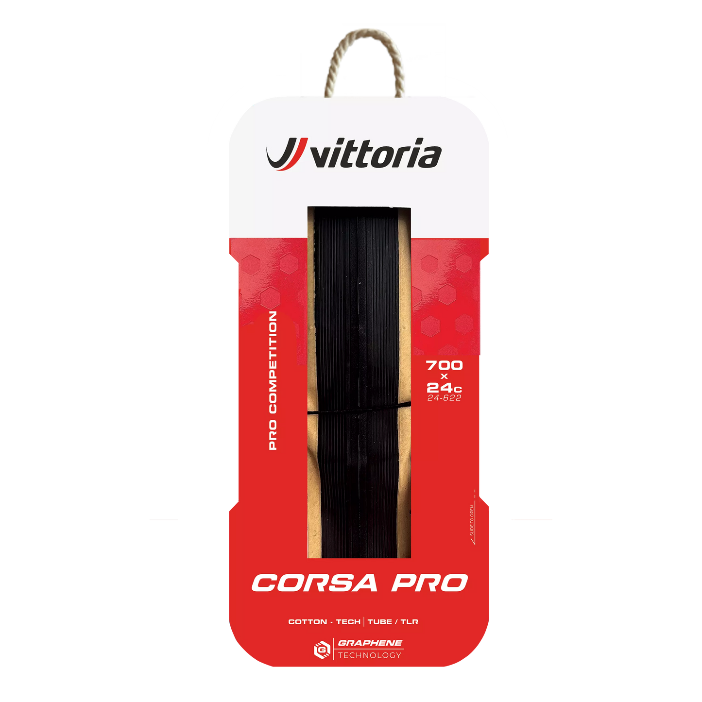 VITTORIA CORSA PRO CONTROL FOLD TLR PARA BLK 700X28