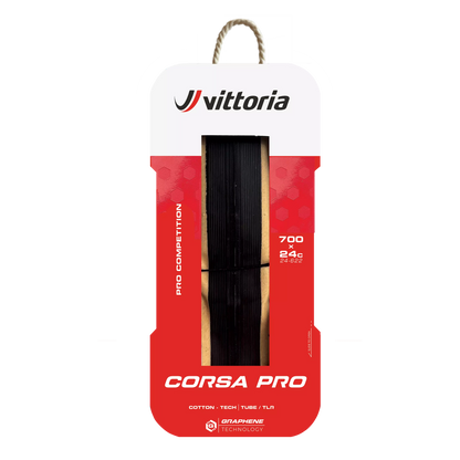 VITTORIA CORSA PRO CONTROL FOLD TLR PARA BLK 700X28