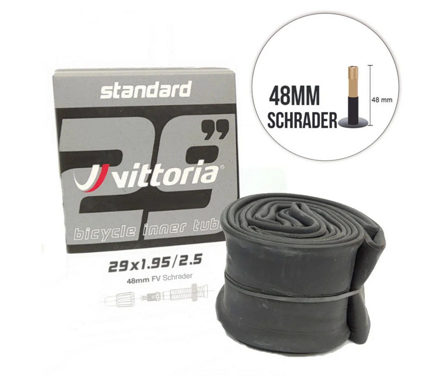 Vittoria Innertube 48mm AV Schrader