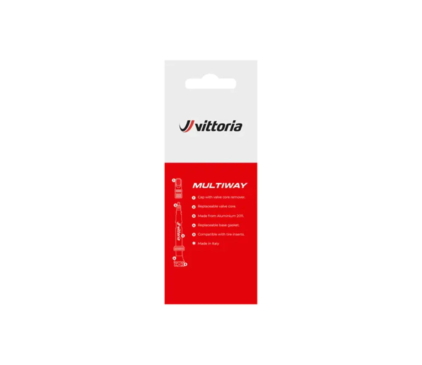 Vittoria Multiway Tubeless Valve Alloy