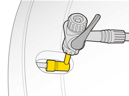 TOPEAK PRESSURE - محول صمام RITE SCHARGDER