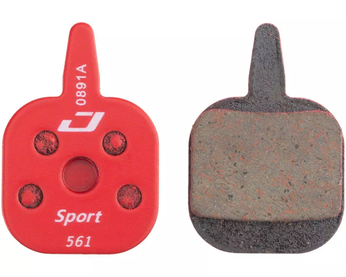 Jagwire Disc Brake Pads Mountain Sport Semi-Metallic Tektro Red / M