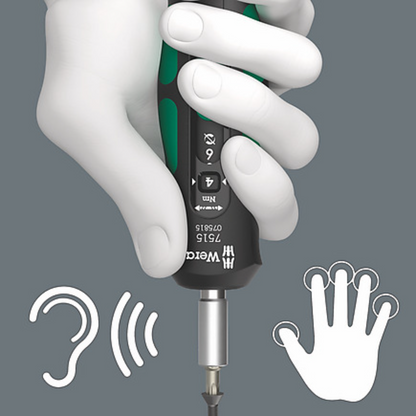 Wera 7515 Kraftform Safe-Torque Speed Torque screwdriver, 2-6 Nm