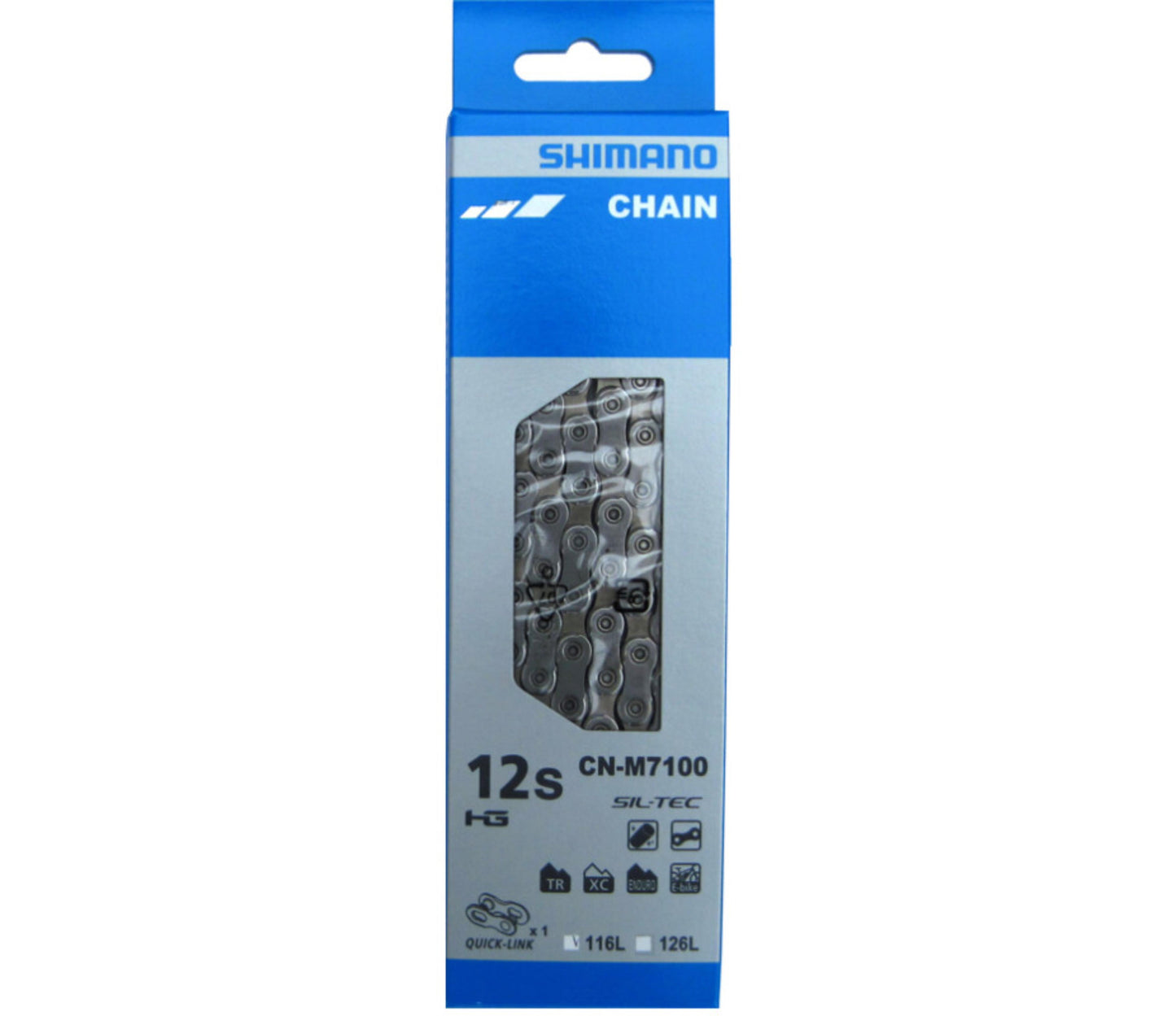 Shimano Chain CN-M7100, 116 Links for HG 12-Speed