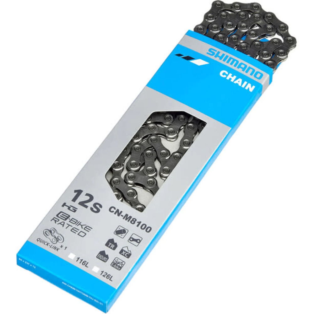 Shimano Chain CN-M8100, 116 Links for 11/12Speed HG 12-Speed)